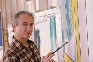 Lichtenstein: Roy Lichtenstein in Studio, 1984