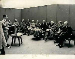 Dunstan: Royal Academy selection committee at work, London