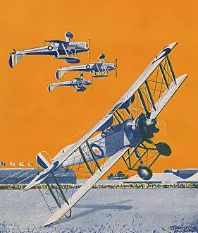Thrilling: Royal Air Force display at Hendon