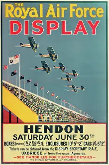 Royal Air Force Display Poster, Hendon