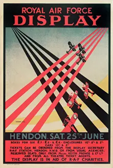 Charities: Royal Air Force Display Poster, Hendon