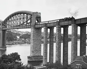 Saltash: Royal Albert Bridge at Plymouth, Devon