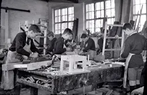 Aprons: Royal Albert Orphanage, Bagshot, Surrey - woodworking