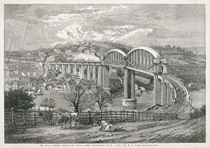Saltash: Royal Albert railway bridge, Saltash, Cornwall