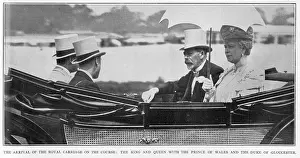 Jun24: Royal Ascot - royal party in the semi-state coach