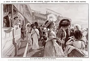 Socializing: Royal Ascot - Society in the Enclosure 1908