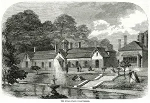 Aviary: Royal Aviary, near Windsor 1861