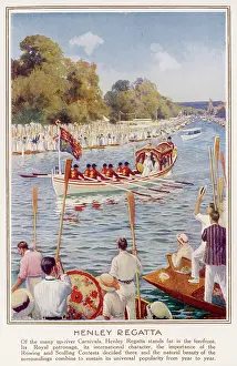 Regattas: Royal Barge - Henley