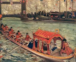 Macdougall: The Royal Barge Leaving The Custom House Quay