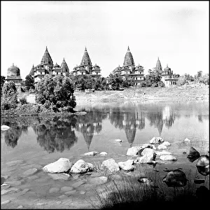 Madhya: Royal Chattris, Orchha, India