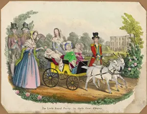 Footmen: ROYAL CHILDREN IN CHAISE