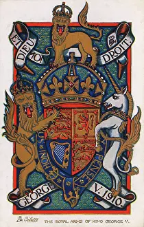 Apr17: The Royal Coat of Arms of King George V