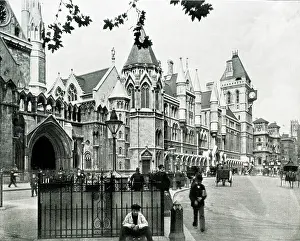 Railings: The Royal Courts of Justice, The Strand, London