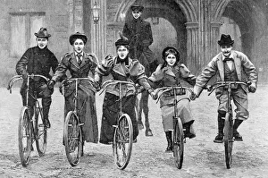 Hohenlohe: Royal Cyclists at Coburg 1896