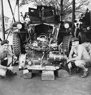 Hussars: Three Royal Electrical and Mechanical Engineer craftsmen