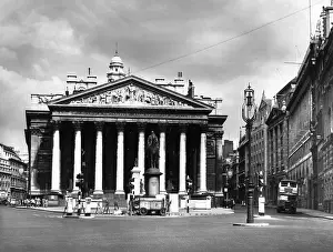 Threadneedle: ROYAL EXCHANGE 1940S