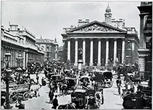 Cabs: The Royal Exchange, London 1896