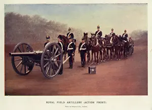 Terry Parker: Royal Field Artillery, Action Front with Gun