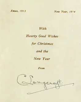 Montrose: Royal Flying Corps - Christmas Greetings Card (inside)