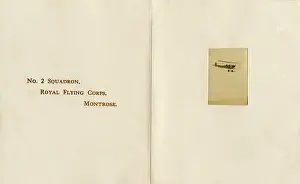 Montrose: Royal Flying Corps - Christmas Greetings Card (inside)