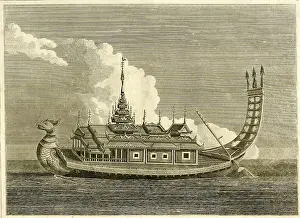 1817: Royal Golden Barge of Burma
