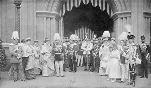 Meiningen: Royal Group at Schloss Coburg