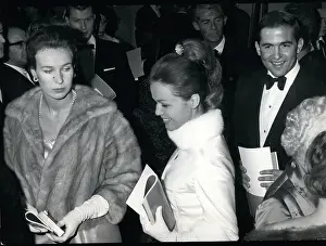 Prominents: Royal guests at performance of Wagner opera, Munich