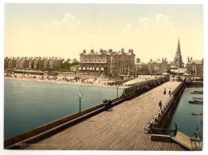Lowestoft: Royal Hotel from pier, Lowestoft, England