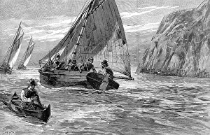 Forcible: Royal Irish Constabulary going by sea to enforce evictions