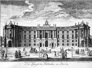 1780: Royal Library in Berlin, around 1790