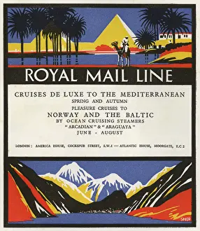 Fjords: Royal Mail Line advertisement