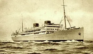 Carnarvon: Royal Mail steamship Carnarvon Castle, Union Castle Line