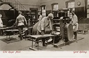Jun18: The Royal Mint - Gold Rolling