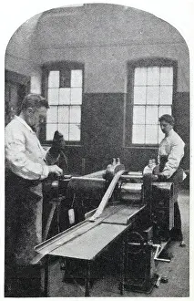 Mint: The Royal Mint - Guaging the Silver Strips 1904