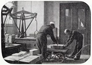Mint: The Royal Mint - Marking Silver Ingots for Melting 1904