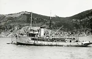 Weihai: Royal Navy manouevres, Wehaiwei, Weihai, China, c.1927
