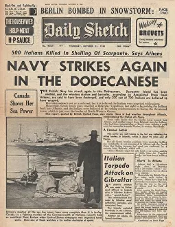 Dodecanese: Royal Navy shells Scarpanto Island