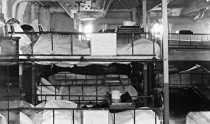 Bunk: Royal Navy ship - crew quarters - probably 1930s