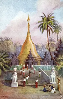 Sule: Royal Palace in Mandalay, Myanmar