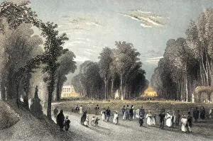 The Royal Palace and Park at Brussels