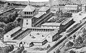 Franks: Royal Palatinate at the time of the Merovingians