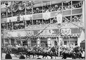 May23: Royal procession passing Hampton's in Pall Mall
