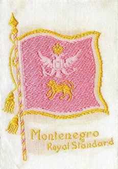 Montenegran: The Royal Standard of Montenegro - Silk backing
