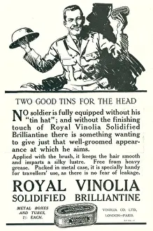 Brilliantine: Royal Vinolia Advertisement