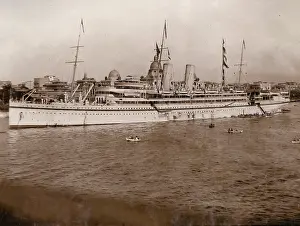 Rawhide Collection: Royal visit to Egypt on HMS Medina