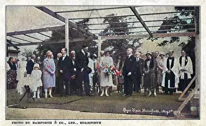 Holmfirth: Royal visit to Holmfirth, West Yorkshire