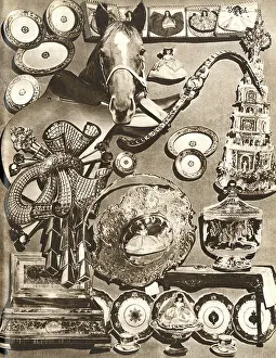 Steuben: Royal Wedding 1947 - selection of presents