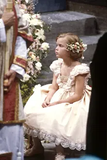 Fergie: Royal wedding 1986 - bridesmaid