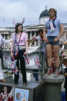 Bollard: Royal Wedding - Celebrations in Trafalgar Square