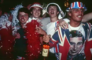 Teeshirt: Royal Wedding -- young men celebrating